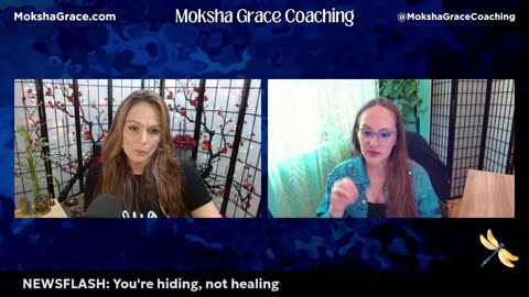 NEWSFLASH: You're hiding, not healing
