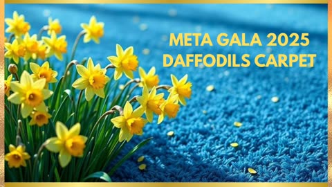 META GALA CARPET WITH DAFFODILS AND IT'S CONNECTION TO THE FALLEN ANGELS