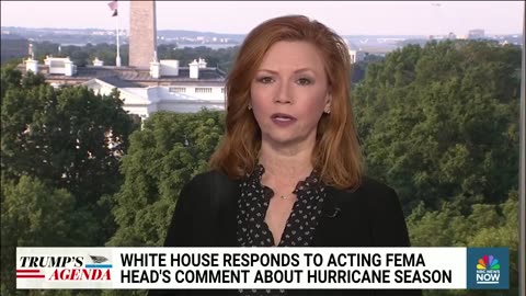 White House says FEMA head was joking when he said he wasn't aware of hurricane season