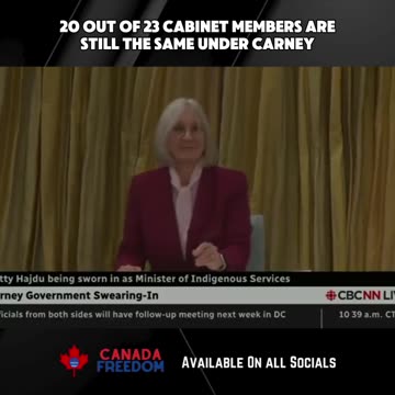 20 Out of 23 Cabinet Members Are the Same Under Carney