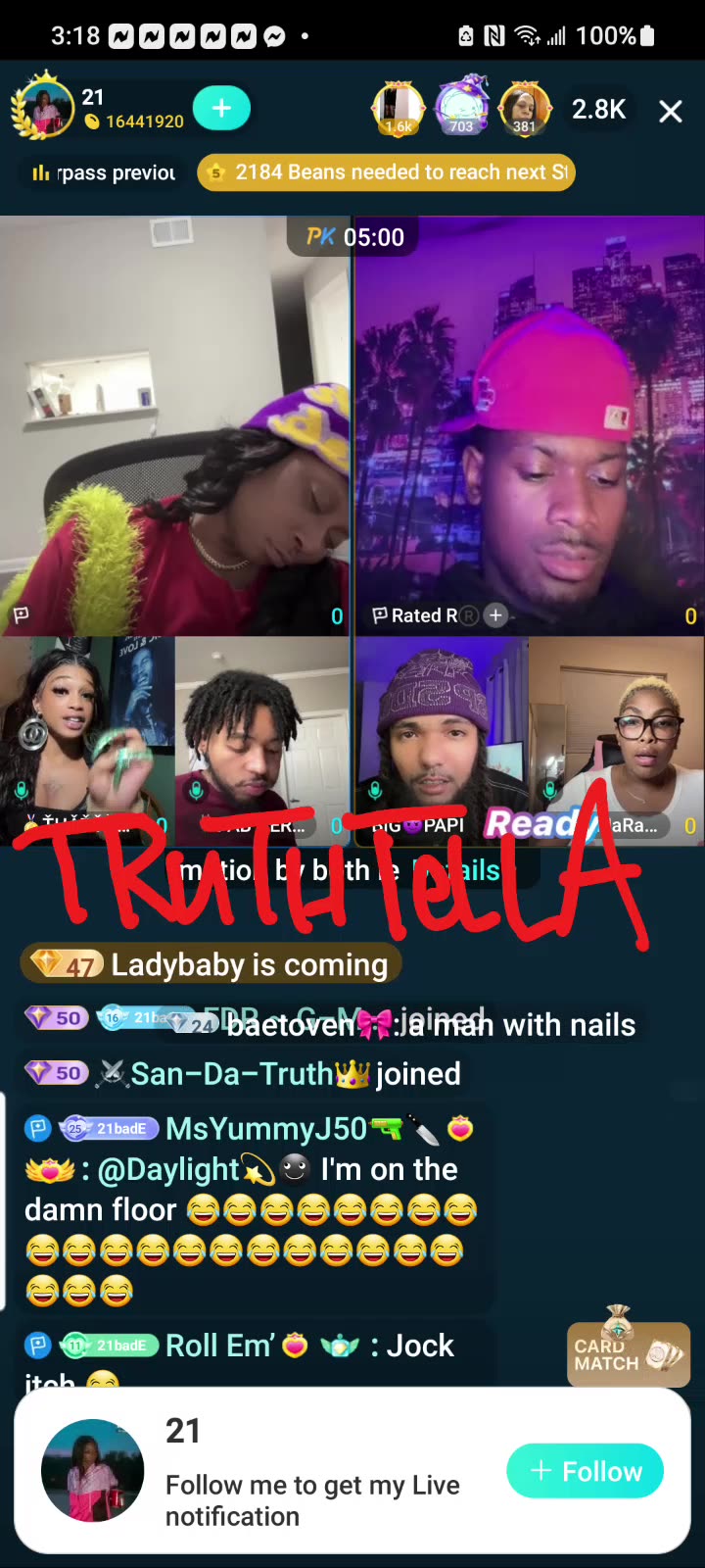 21BADBITCH 3RD SHIFT TEAM PK 7/7/25