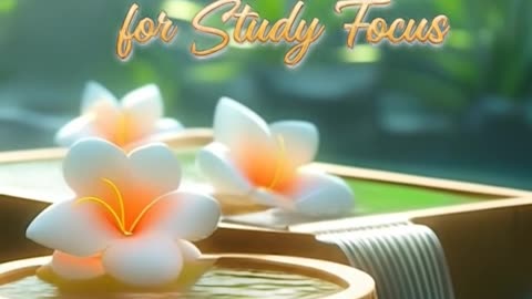 Peaceful Water Flow for Study and Focus🌿
