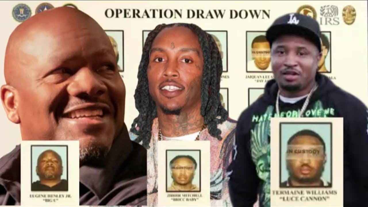 ROLLIN 60'S MEMBERS BIG U BRICC BABY & LUCE CANNON GET INTO A PRISON FIGHT!
