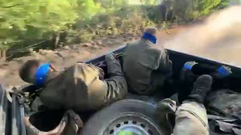 Sending Russian Soldiers Towards Ukrainian Lines After Surrender