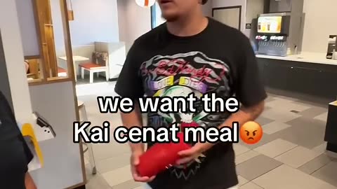We got Kai a Big Mac