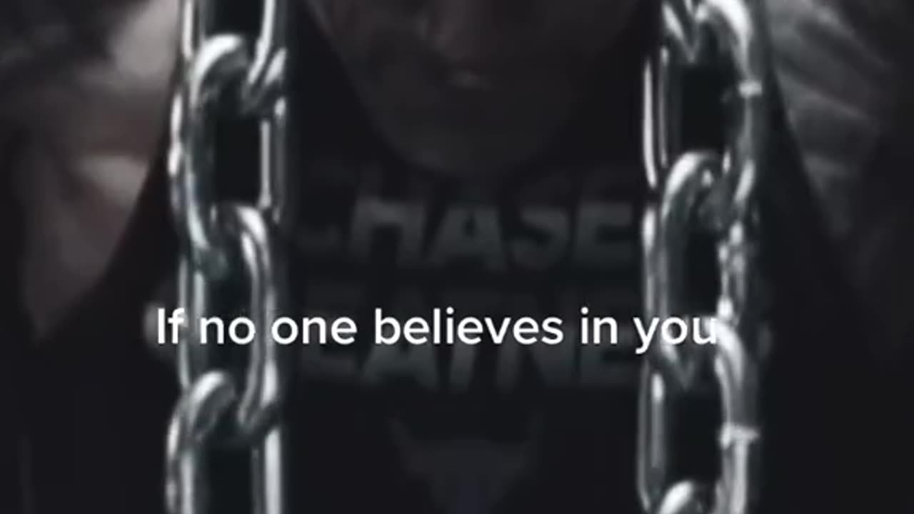 Believe in you and invest in you!