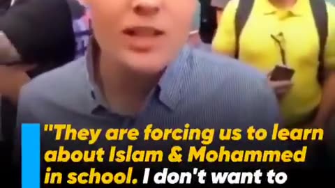 They are forcing us to learn about islam