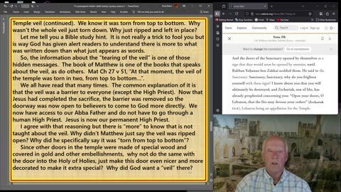 Paul Elson, session 3: Bible mystery's & weird things occurring after Jesus crucifixion.