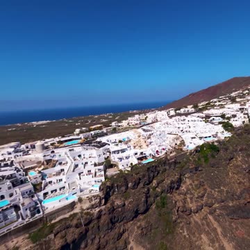 Beautiful Greek island of Santorini.