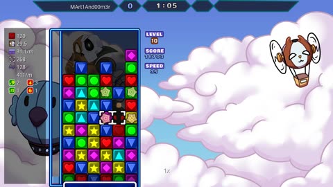 Panel Attack Time Attack Level 10 Score 53,542