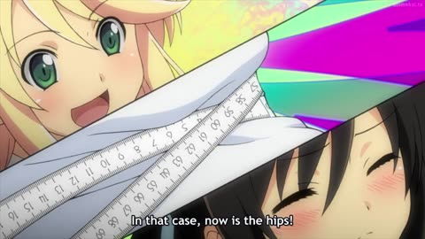 Anime Senran Kagura -How girls take measurement with one another
