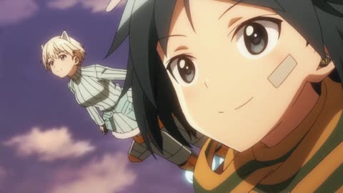 Brave Witches - Kanoe trying a new striker unit