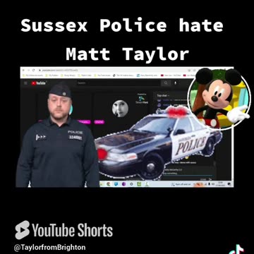 Sussex Police Hate Matt Taylor.