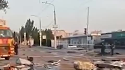 🙏 The consequences of the Russian night attack on Zaporizhzhia. The city was attacked by 9 Shaheds.