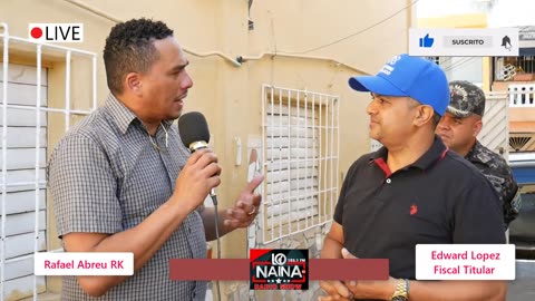 Edward López (Procurador fiscal de SDO) En El TALLER DE CONVIVENCIA CIUDADANA Y EN LOS ALCARRIZOS