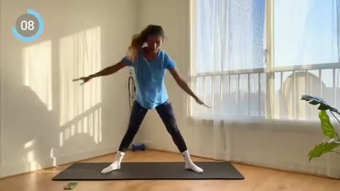 Today's exercise is only 15 minutes, girls. Come on, it doesn't get easier than this.