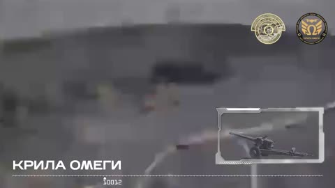 💥 Destruction of Russian howitzer by "Wings of OMEGA"