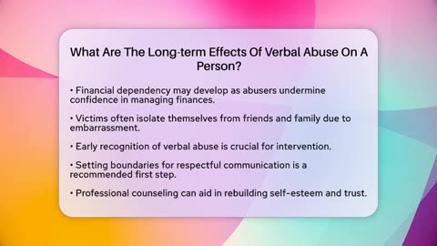 What Are The Long-term Effects Of Verbal Abuse On A Person_ - Better Family Relationships