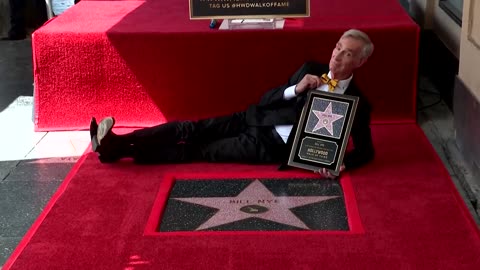 Science educator Bill Nye honored with Hollywood Walk of Fame star 