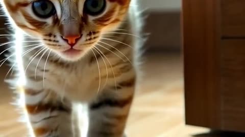 The Curious Kitten and the Creeping Bugs