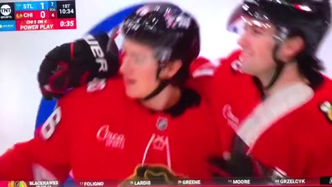 Blackhawks RW #76 Nick Lardis 🥅(3)🏒Wrist-Shot Goal