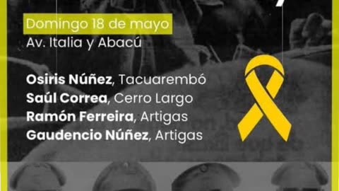 53 años de la masacre de mayo - Domingo 18 de mayo en Av. Italia y Abacú