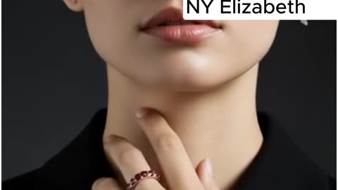 14K Yellow Gold Ruby Eternity Band