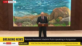 Putin says Russia doesn't want to attack Europe, that "its laughable" and "a total lie,"