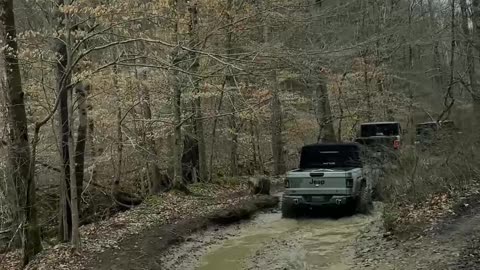 Off-Roading Adventure Deep in the Muddy Woods 2b #jeep #jeepwrangler #offroad