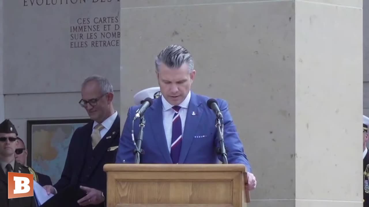 EARLIER: Def. Sec. Pete Hegseth Honors Anniversary of D-Day in Normandy...