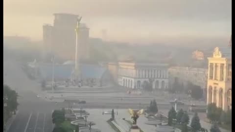 Residents in Kyiv report heavy smoke and difficulty breathing