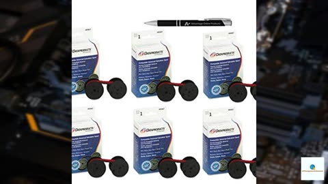 Value Bundle 6 Pack Dataproducts R3027 Two-Spool Universal Calculator Ribbon (C-Wind), Nyl