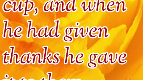 "The Cup of the New Covenant" Matthew 26:27 #shorts #youtubeshorts #ytshorts #shortvideo #youtube