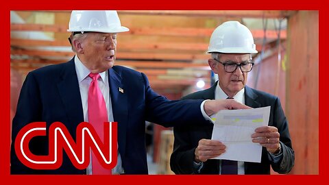 Trump and Powell have awkward clash in front of reporters