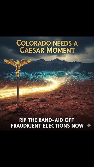 Colorado Needs a Caesar Moment – Rip the Band-Aid Off Fraudulent Elections NOW