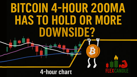 Bitcoin Battles $117K Support 💥 | Will the 4 Hour 200 MA Hold? EP. 105