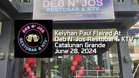 Keivhan Paul Flaired At Deb N Jos Restobar Catalunan Grande (6-28-2024)