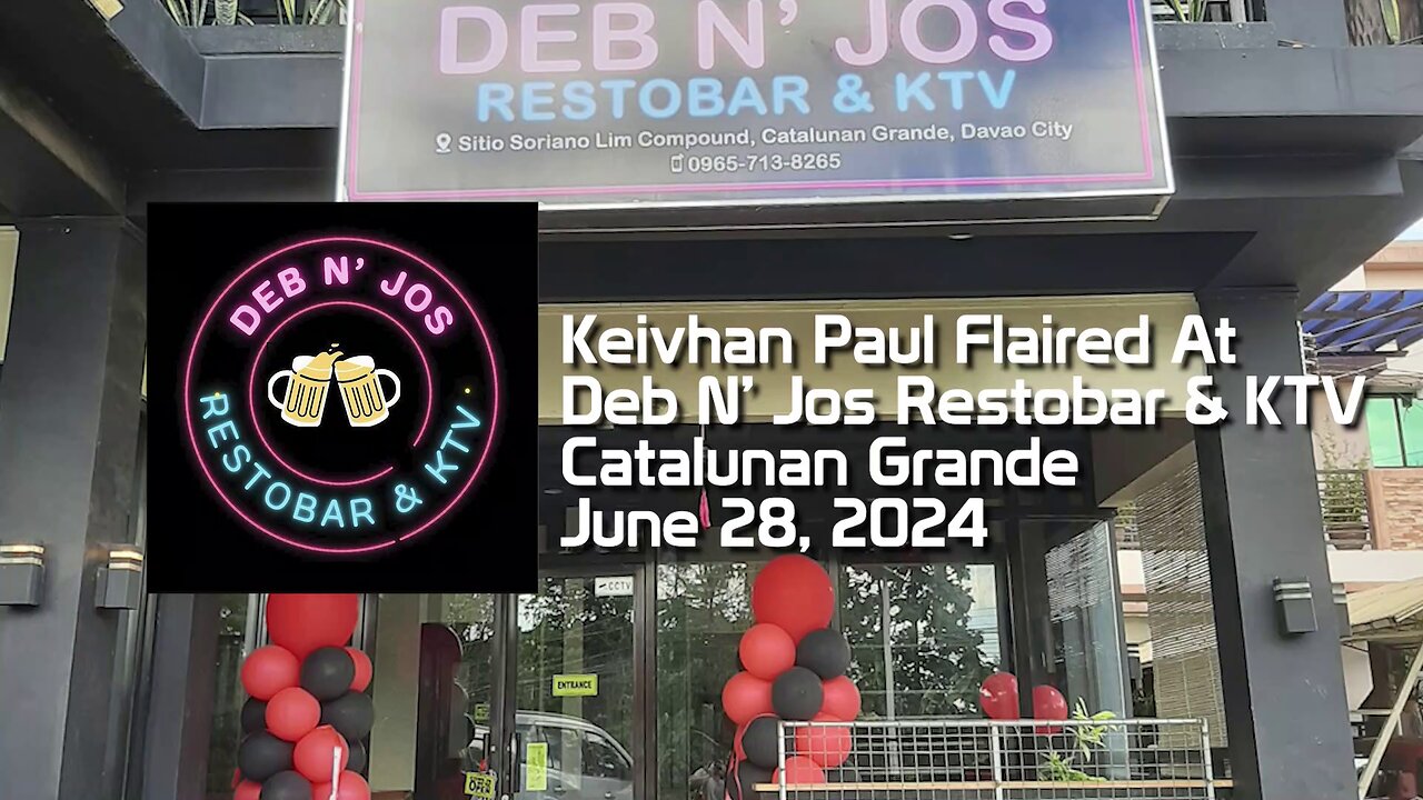 Keivhan Paul Flaired At Deb N Jos Restobar Catalunan Grande (6-28-2024)