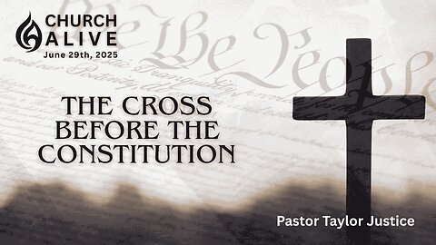 The Cross Before The Constitution