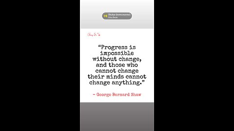 Be bold
