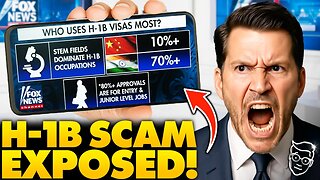 Fox Host Exposes The H-1B Immigration SCAM Replacing American Workers, The Truth Will Make You RAGE