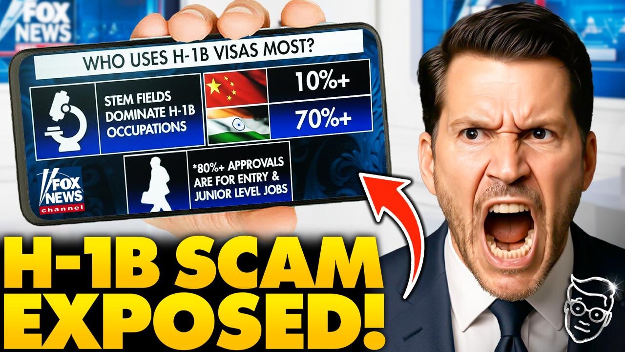 Fox Host Exposes The H-1B Immigration SCAM Replacing American Workers, The Truth Will Make You RAGE