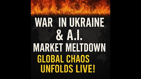 🔥 War in Ukraine & A.I. Market Meltdown – Global Chaos Unfolds LIVE!