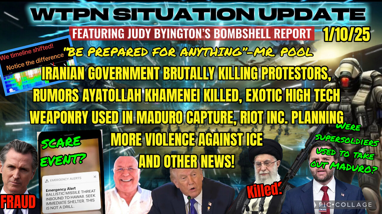 WTPN SITUATION UPDATE FEATURING RESTORED REPUBLIC 1/10/26