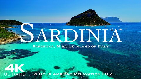 Drone Aerial of Sardegna, Italy's Miracle Island