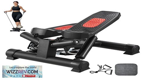 Stair Stepper for Exercise at Home Mini Twist Stepper with Resistance Band Review