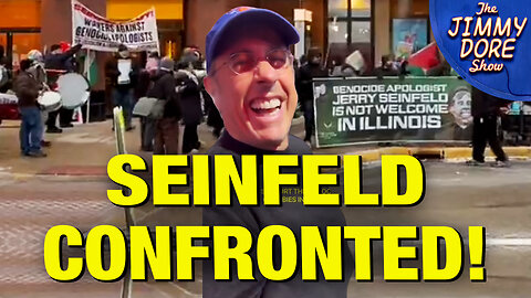 Seinfeld Called “GENOCIDE SUPPORTER” To His Face By Protesters!