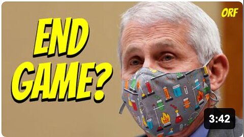 Fauci: “You have to have an end game” to lift measures of mass destruction (2021) | Matt Orfalea