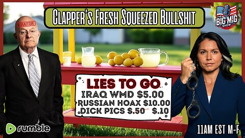 James Clappers Fresh Squeezed Bullshit