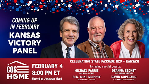 Kansas Victory Panel: COS at Home, featuring Michael Farris (February 2026)